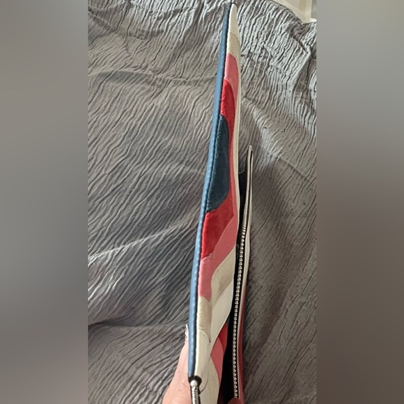 Rebecca Minkoff Leo Chevron Stripe Envelope Clutch - Picture 9 of 11